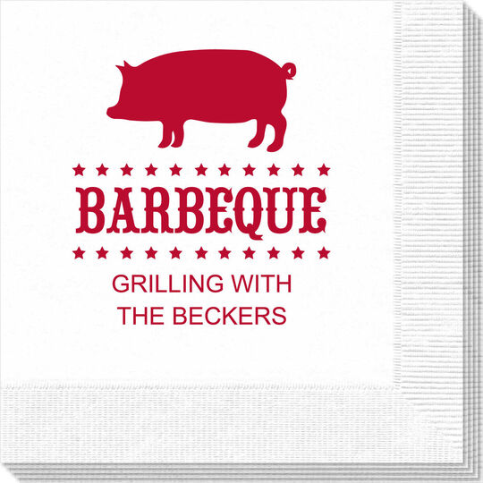 BBQ Pig Napkins